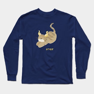 Stier Katze Long Sleeve T-Shirt